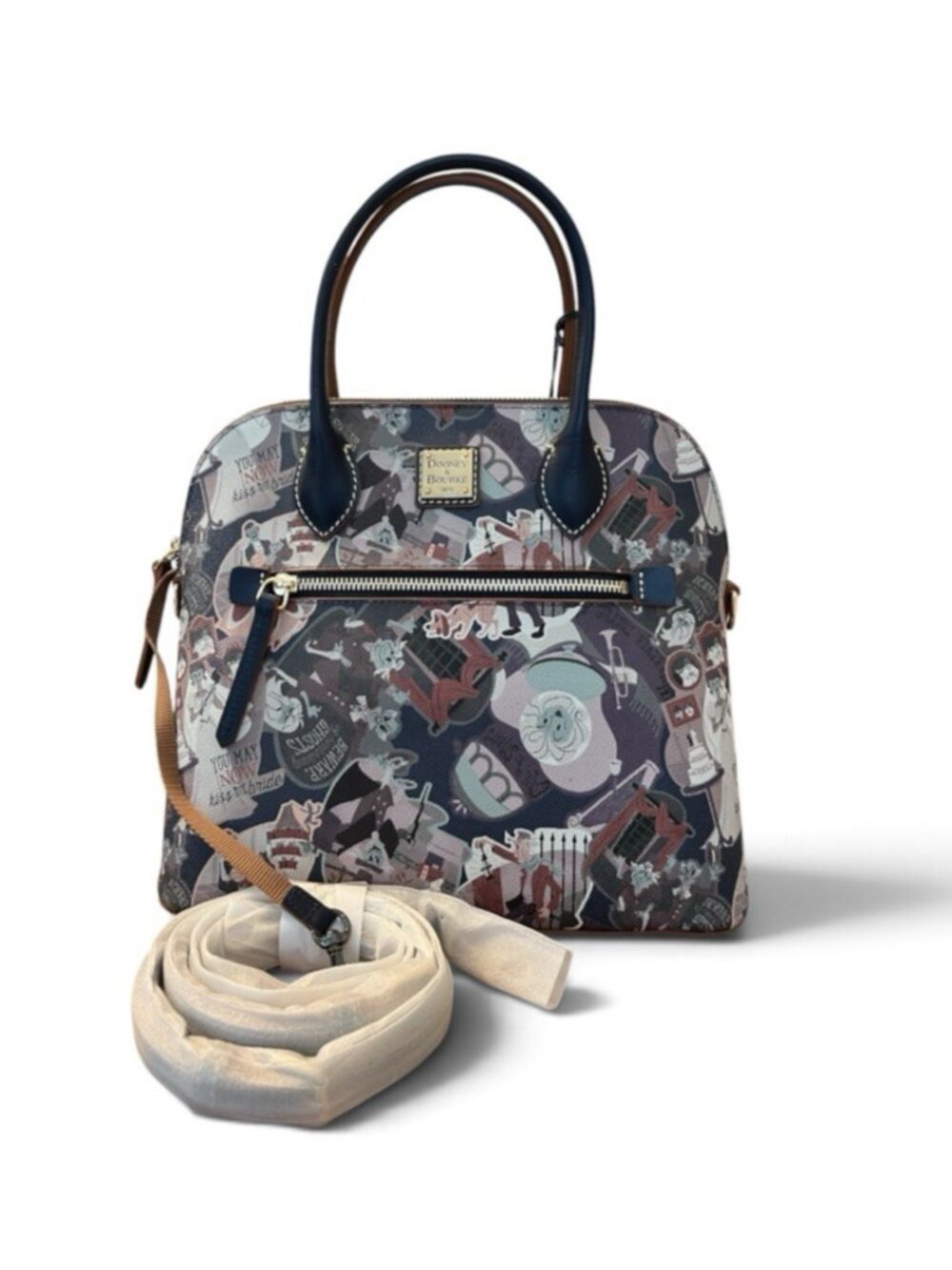 Dooney & Bourke The Haunted Mansion Satchel Bag Crossbody New